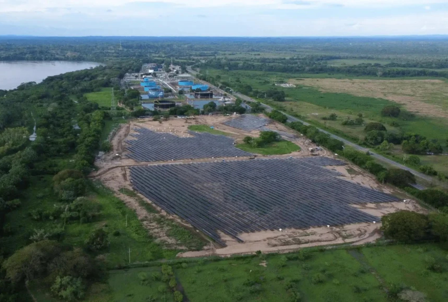 Puntos de conexión parque solar Vasconia 7MW